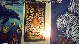 I feel the Italian pound machine as a first timer with tight pussy in behind the scenes