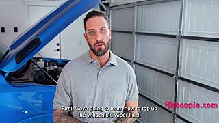 Mechanic Step Daddy Teaches Me How To Check The Dipstick