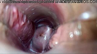 Vaginal Orgasm Explored With Speculum!
