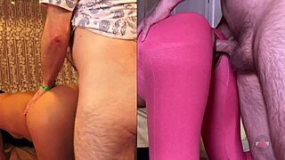 split screen filipina creampies in doggystyle 😍