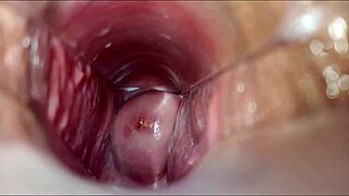 Vaginal Orgasm Explored With Speculum!