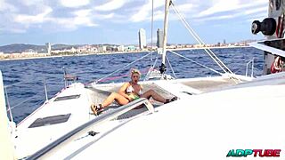 Two Girls Eating Pussy On Boat In High Seas Barcelona With Anal Toys 😍