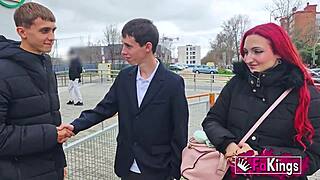 i watched two young 18+ guys rough fuck victoria arias's pussy in a quick threesome