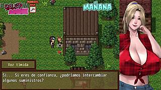 Trapped in sexual camp with big-titted girls