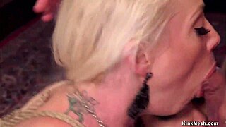 blonde governess and her sub get fucked hard 😈