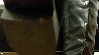 Yuki worships boots and feet in bdsm domination