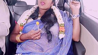 Beautiful housewife cheating husband romance with car driver telugu dirty talks