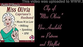 miss olivia humiliates with spanking and milking in mother-in-law roleplay
