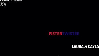 Fistertwister - laura and cayla explore european czech lesbian fisting and gaping with toys. They fuck passionately and enjoy the intense pleasure!