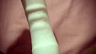 Intense masturbation with dildo sounds good