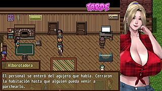 Trapped in sexual camp with big-titted girls