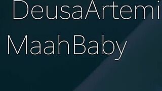 Brunette Lesbian Licks Big Clit And Ass With Toys And Natural Tits