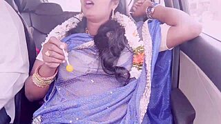 Beautiful housewife cheating husband romance with car driver telugu dirty talks