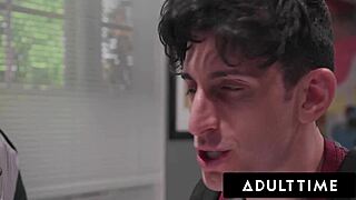 Heather Honey Gets Gangbanged In Public Library By Older Staff!