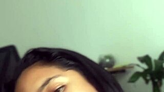 The amateur couple Nysdel shares deep and sloppy intimate moment with licking and swallowing.