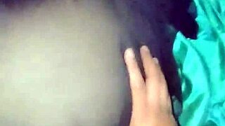 she can't hold back her desires even with a boyfriend, shaking her ass in the bedroom