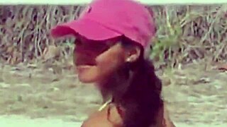 Unbelievable Awesome Young 18+ Girl In Micro Bikini On The Beach With Boyfriend's Relatives