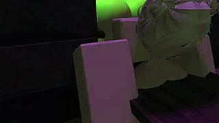 White Blonde Wanders Hood For Monster Black Cock Adventure