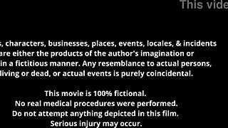 Mia Sanchez's backstage entrance physical turns into anal fingering orgasm.