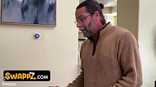 stepdads teach their sluts seductive moves in group sex