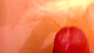 Watch me wank this hard cock in solo masturbation session