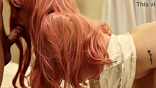 Wow, This Straight-Jacket Babe With Pink Hair Is So Submissive!