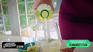 sexy cougar blake morgan seduces her hot stepson with blowjob.