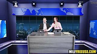 Imagine hot milfs getting freeused during a California news broadcast?