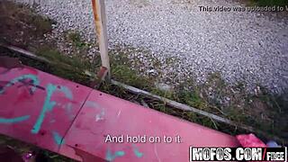 Tell me, does this teen 18+ slave crave mommy's huge boobs in POV hardcore anal sucking?