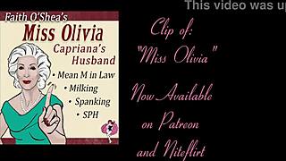 miss olivia humiliates with spanking and milking in mother-in-law roleplay