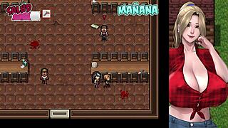 Trapped in sexual camp with big-titted girls