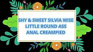 petite russian silvia wise takes matts huge cock in her tight ass, gagging deepthroat