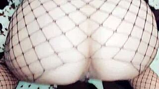 wealthy slender housewife seduces 25 year old lover in anal session