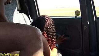 Black step siblings first rough car sex