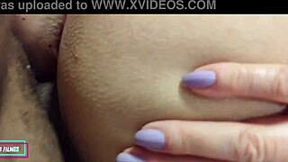 Novinha and coroa have interracial sex.