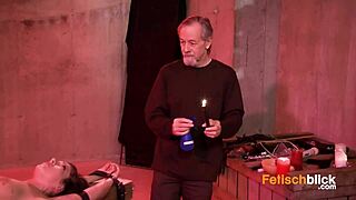 Young teen gets rough massage with tight pussy toys