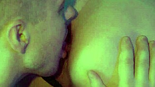 lustful boy pisses on woman then ass fucks her