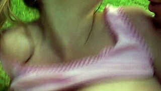 Gigantic Tit Alert For Outdoor Blowjob And Cumshot