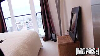 Newly weds decide to film their sexy tape with pov cock sucking and hidden ass views.