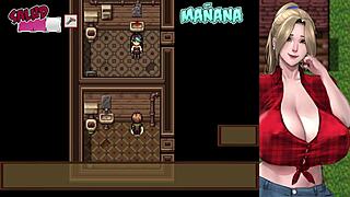 Trapped in sexual camp with big-titted girls