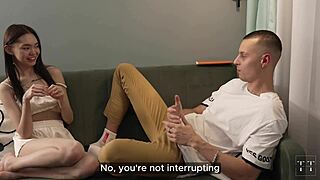 skinny asian slut spreads legs wide for deepthroat and tight pussy pounding to score rent discount