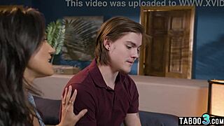 careful milf stepmom penny barber teaches her stepson and teen gf