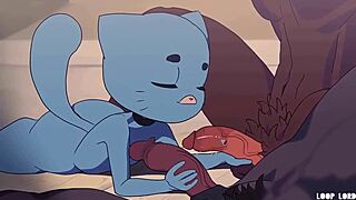 nicole watterson takes on a wild gangbang with deepthroat and creampie