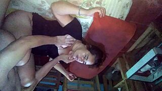 she sucks my cock in missionary at night