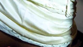 My husband says, 'I can't get enough of your juicy pussy bent over for this monster cock!'