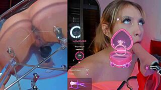 Colombian girl enjoys machine sucking and vibrator fingering her pussy to orgasm