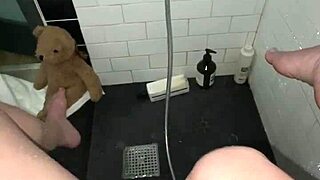 is this arabian snowwhite masturbating her tight pussy in the shower?