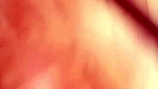 Watch this brunette relax slowly on her pregnant pussy