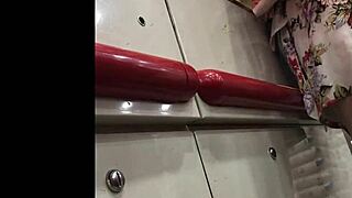 in the store, a hot granny gets spied on with upskirt views.