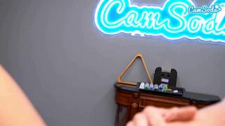 camsoda - two horny hot milf lesbians go wild on pool table